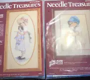 2 Needle Treasures Stitchery Kits Jan Hagara Mandy / Betsey Opened Unused