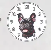 French Bulldog Dog Wall Clock art Time Piece Memories Photo Rescue A Dog Today