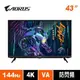 @電子街3C特賣會@全新 技嘉 GIGABYTE AORUS FV43U 43型 HDR真 4K電競螢幕 144Hz