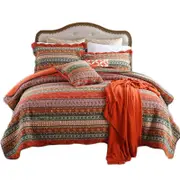 Nevenka 3 Pieces Cotton Bedspreads Bohemia Coverlet Lightweight Bedcover Bedding Set
