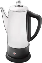 Electric Coffee Percolator / 1.8L Stainless Steel Filter Coffee Machine / 30-45