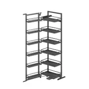 Kaboodle 600mm Swing Pantry Pullout 6 Tier Solid Shelf