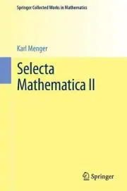 Selecta Mathematica II by Karl Menger (English) Paperback Book