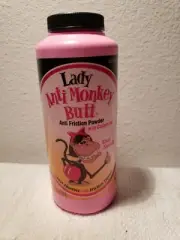 Lady Anti Monkey Butt Powder w/ Calamine 6 oz Sweat Absorber, Friction Fighting