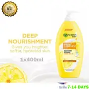 Garnier Body Lotion Brightening Repairing Body Serum Milk UVA UVB 400ml Lemon Ex