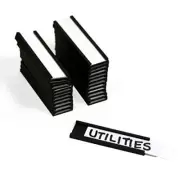 Pack of 25 Magnetic 'C' Channel Label Holders | 0.5" x 2"