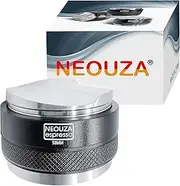 [NEOUZA] 58mm Coffee Distributor & Tamper 2 in 1,Dual Head Coffee Leveler Fits for E61 Group Machines Portafilter, Adjustable Depth- Professional Espresso Hand Tampers