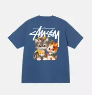 Stussy Kittens T-shirt - Midnight Navy