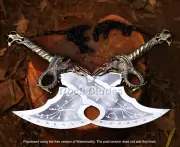 GOD OF WAR KRATOS BLADES | BLADES OF CHAOS | KRATOS TWIN BLADES | TITANIUM CHAIN