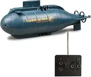 YEIBOBO ! 6 Channels Mini RC Submarine Toy (Blue)