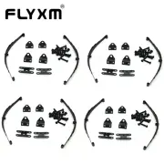 FLYXM 4Pairs For RC 4WD D90 1/10 RC Rock Crawler Steel Leaf Spring Suspension US