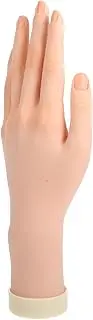 HOODANCOS Realistic Female Hand Model for Jewelry Display Bendable Mannequin Hand Ring and Bracelet Stand for Showcase and Nail Practice