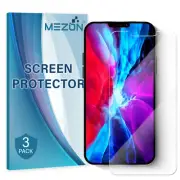 [3 Pack] Apple iPhone 12 (6.1") Ultra Clear Film Screen Protectors by MEZON