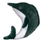 Spunky Pup Sea Plush Dolphin Dog Squeaker Toy Small