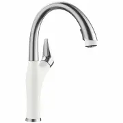 Blanco High Arch Pull Down TapWhite ARTONASW