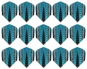5 Sets Harrows Supergrip X 100 Micron Dart Flights - Ships w/ Tracking - Blue