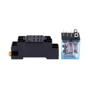 10X LY2NJ HH62P-L JQX-13F 220V AC Coil DPDT Relay 8 Pin W PTF08A Socket T4V1
