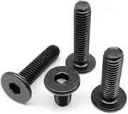 Black 304 Stainless Steel Allen Hexagon Ultrathin Head Bolt Hex Socket Ultra Thin Flat Wafer Head Screw M2 M2.5 M3 M4 M5 M6 M8(30mm,M5 10pcs)