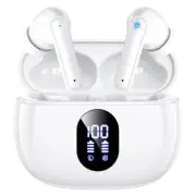 Wireless Earbuds, 2025 Ear Buds with Big Bass Stereo Sound, Lightweight Bluet...