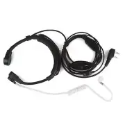 Dual Mic Throat Mic Earpiece Headset For Baofeng UV5R 888S UV82 UV-B6 UV8D Parts