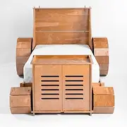 7-in-1 Modular, versatible, Tool-Free Assembly, eco-Friendly, FSC Certified Birch Bed Frame Suite
