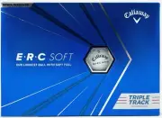 New Callaway 2023 ERC Soft Triple Track Golf Balls 12pk - White