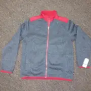 Boys Nautica Navy/Red Zip Jacket-New with Tags-Free Shipping