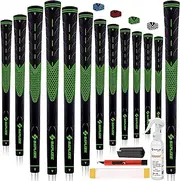 SAPLIZE Golf Grips Standard/Midsize 13 Grips with Full Regripping Kit Anti-Slip Rubber Golf Club Grips