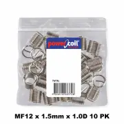 Powercoil 3521-12.00X1.5DP - Thread Inserts MF12 x 1.5mm x 1.0D 10 Pack