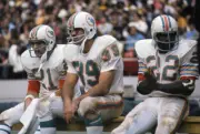 Miami Dolphins Jim Kiick , Larry Csonka , and Mercury Morris - 1972 Old Photo