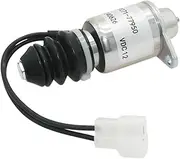129271-77950 129271-77950 1503SP-12ETS 12V Fuel Shut Down Solenoid Compatible with Yanmar Engine 2YM15 3YM30 3JH5E 4JH4E