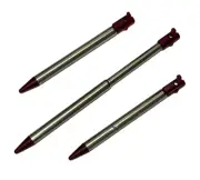 3 x Burgundy Retractable Nintendo Original DSi Touch Screen Stylus Nintendo