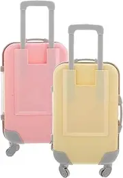 CRILSTYLEO 2pcs Mini Eyelash Storage Case Transparent Travel Box for False Eyelashes and Accessories Portable Makeup Trolley for Easy Organization and Design