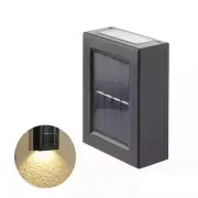 Waterproof Solar Up Down Wall Spot Lights Outdoor Garden Patio Street Lamp Decor