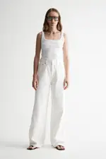 Apollo Jean Ivory Size 10 | Elka Collective