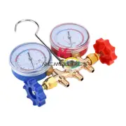 AC Manifold Gauge Valve 3-Way For R12 R22 R404A R134A Refrigeration Charging