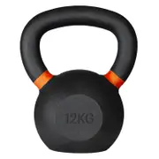 METEOR 12kg Cast Iron Kettlebells with Color-Coding