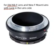 XPimage Lock Lens Adapter for Old NIKON F Lens to hasselblad XCD X1D X2D Camera