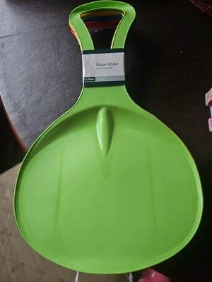 LL Bean Slope Slider Snow Saucer Sled Spoon Set of 3