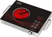 Portable induction cooker, multifunctional 2200W high-power ceramic stove, LED touch infrared ceramic stove suitable for any cookware home cooking (AU plug)