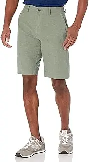 [Amazon Essentials] Men's Slim-Fit 11" Lightweight Comfort Stretch Oxford Short (Previously Goodthreads), Olive, 34