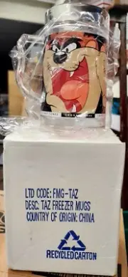 Looney Tunes Taz Tazmanian Devil Frosty Freeze Cup Mug 16 oz 1996 MIB!