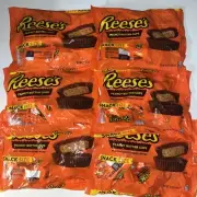 (6) Bags Of Reese's Peanut Butter Cups Snack Size 10.5 Oz Each