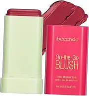 Perfeclan Lip And Cheek Tint Moisturizing for Eyes Lips Cheeks Buildable Dewy Finish Waterproof Lightweight Smooth Cosmetics Blusher, Red