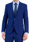 New Hugo Boss Slim-Fit Wool Blend Blue Superflex Stretch Suit Jacket Blazer 40 S