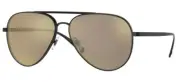 Versace Sunglasses VE2217 12615A 59mm Matte Black / Light Brown Mirror Dark Gold