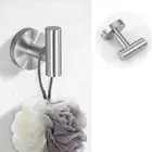 Durable Towel Rack Over Door Towel Holder Hooked Towel Hanging Wall Mount