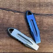 HotTitanium Alloy Pocket Mini Pry Bar Crowbar EDC Tool Key chain PendantNecklace