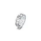 Veile Studios 7Mm Gracious Cuban Link Chain Eternity Band Ring For Men Silver si