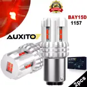 2X AUXITO Red 1157 BAY15D 7528 Super Bright Tail Stop Brake Light LED Bulb EXD (for: Renault)